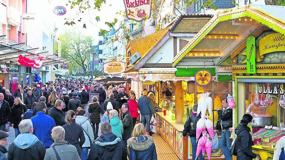 In der City Viersen wird beim Martinsmarkt viel Trubel herrschen.