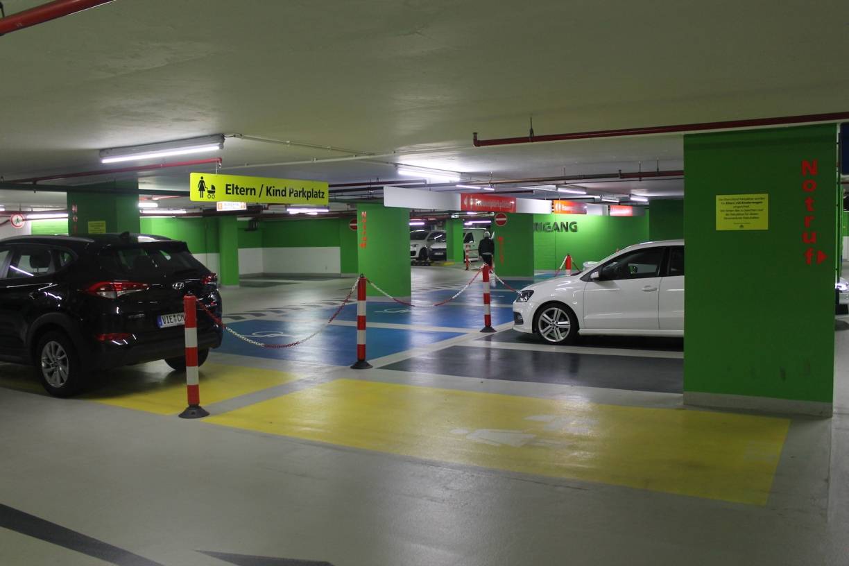 Tiefgarage Schadow Arkaden:: Besser kann man nicht parken!