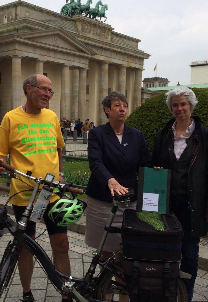 Krefelder Klimaradler bei Berliner Ministerin