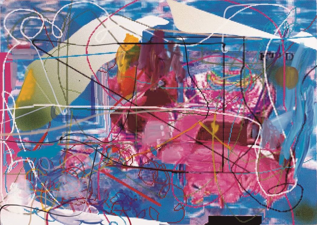  Albert-Oehlen-Werk Streithelfer von 1997 