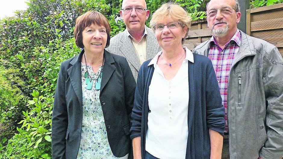  Von links: Violaine von Bassewitz (Vorsitzende), Dr. Werner Odenthal (1. stellv. Vorsitzender), Ruth Leuf (Geschäftsführerin, Schriftführerin) und Karl Anton Peters (2. Stellv. Vorsitzender) 