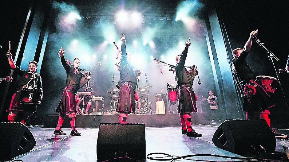  Die Red Hot Chilli Pipers bringen ungewöhnliche Töne mit. 