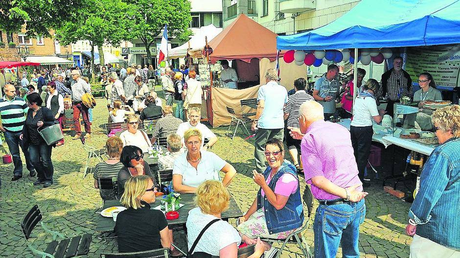  Süchteln versprüht französisches Flair - die Besucher fühlen sich wohl. 