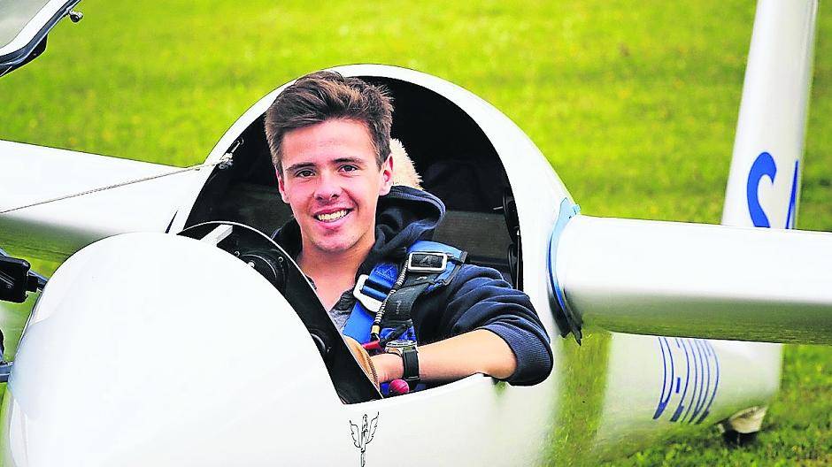  Felix Rommelaere (Foto) und Max Milstrey waren weltweit die schnellsten Segelflieger — für einen Tag. 