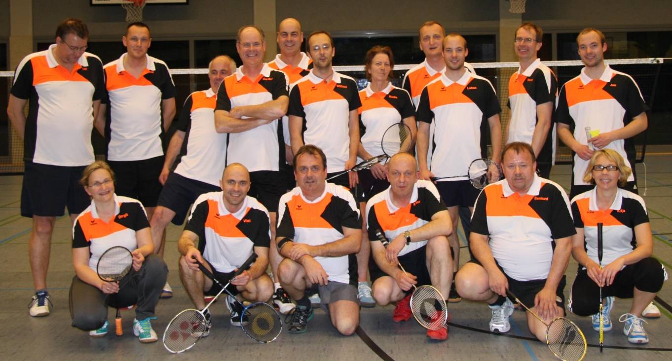 Badminton-Abteilung des TUS Oedt: Nicht nur im Badminton eine fitte Gruppe