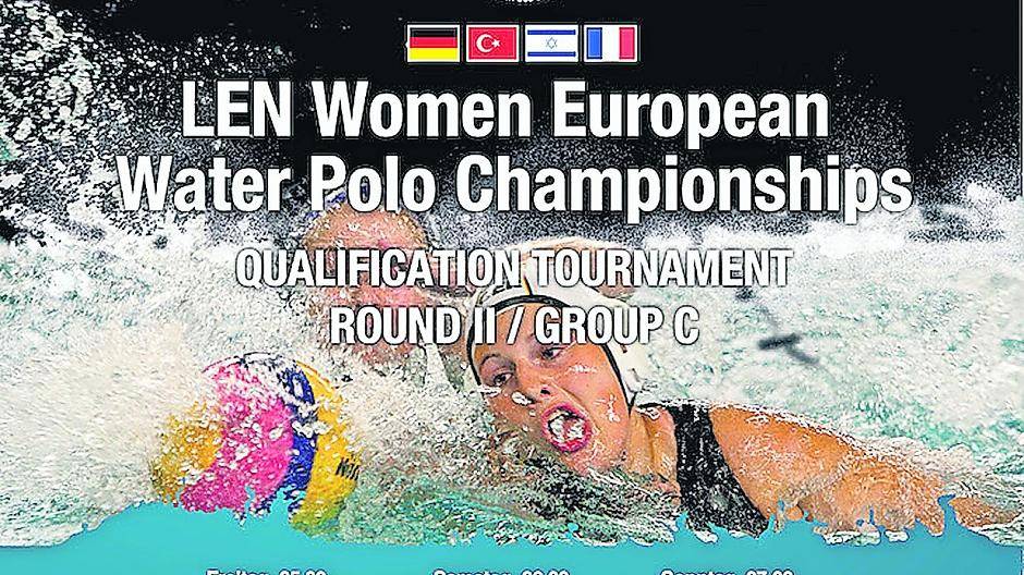  Mit diesem Plakat wird für das Wasserball-Highlight in Uerdingen geworben. 