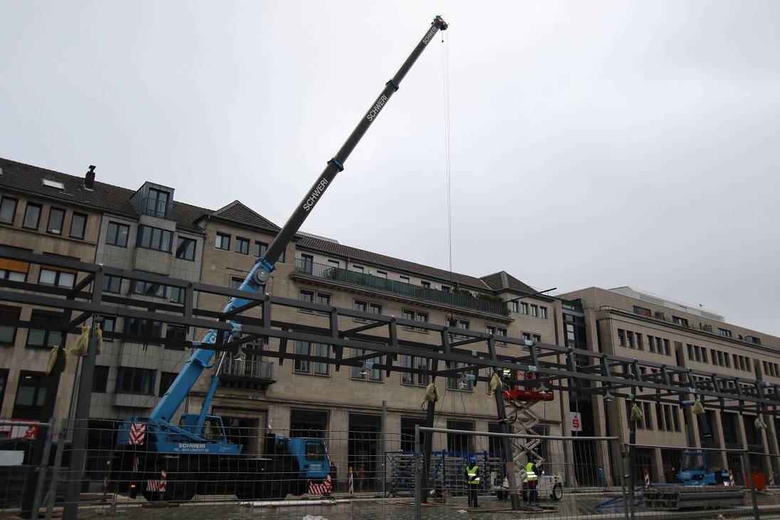 Glasdach-Montage: Man spricht Spanisch