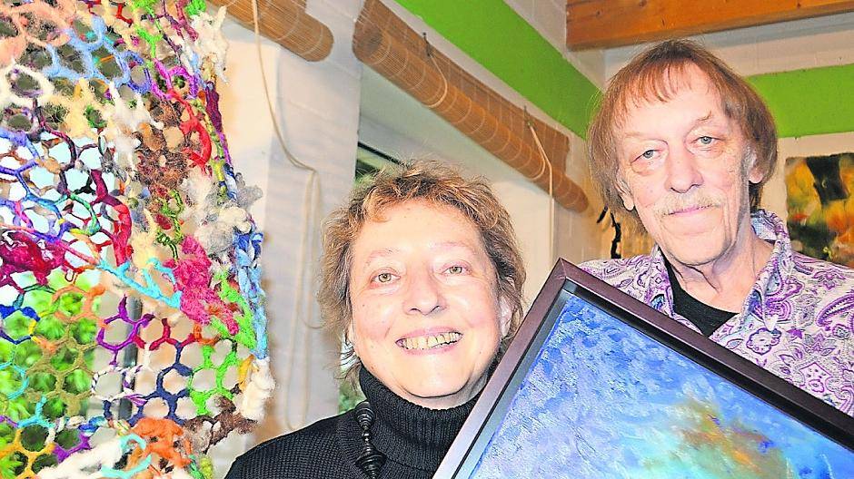 Brigitte Minten-Rather und Salvatore Minten, das Künstlerehepaar plant im kommenden Frühjahr eine neue Ausstellung.
