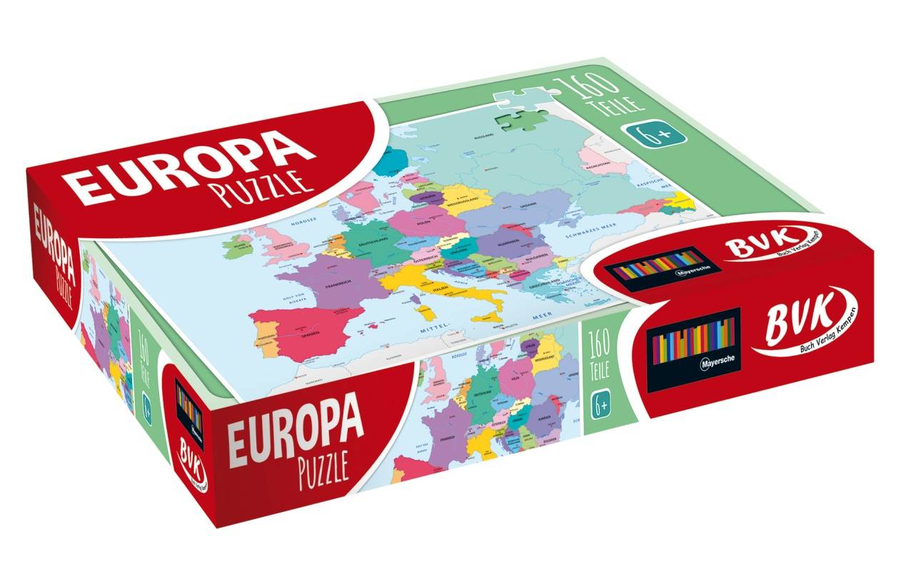 Für Flüchtlinge: Deutsch-Übungsbuch und Europapuzzle