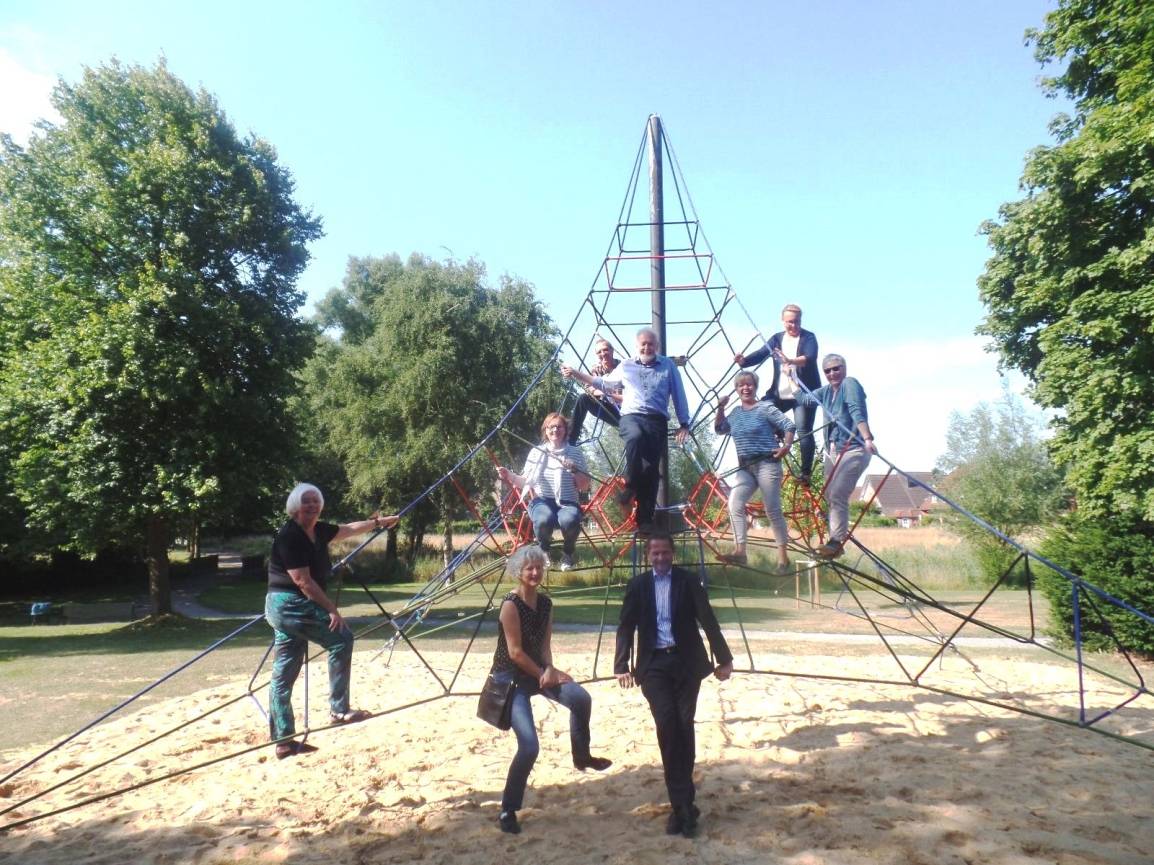 Neues Kletternetz im Kaiserpark