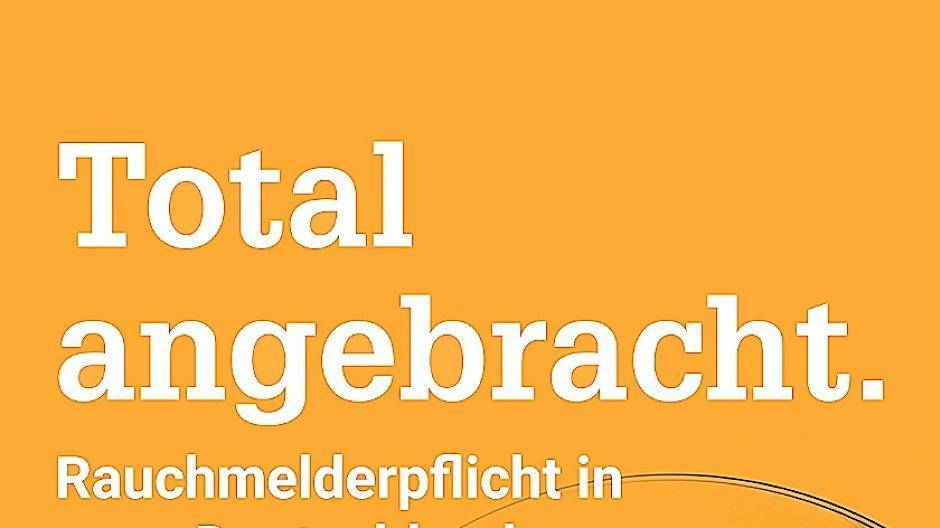  Aufmerksamkeit: Rauchmelder können Leben retten.  