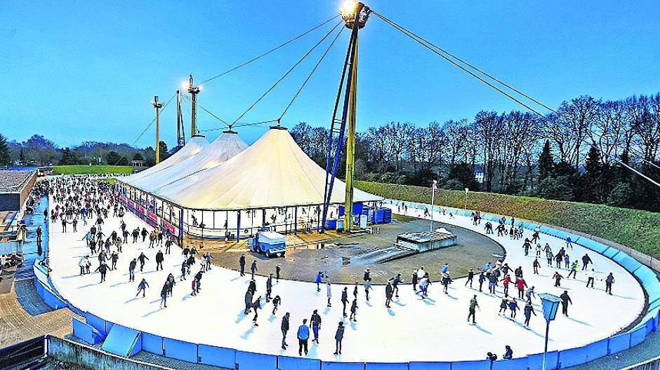 Winterlicher Eislaufspaß