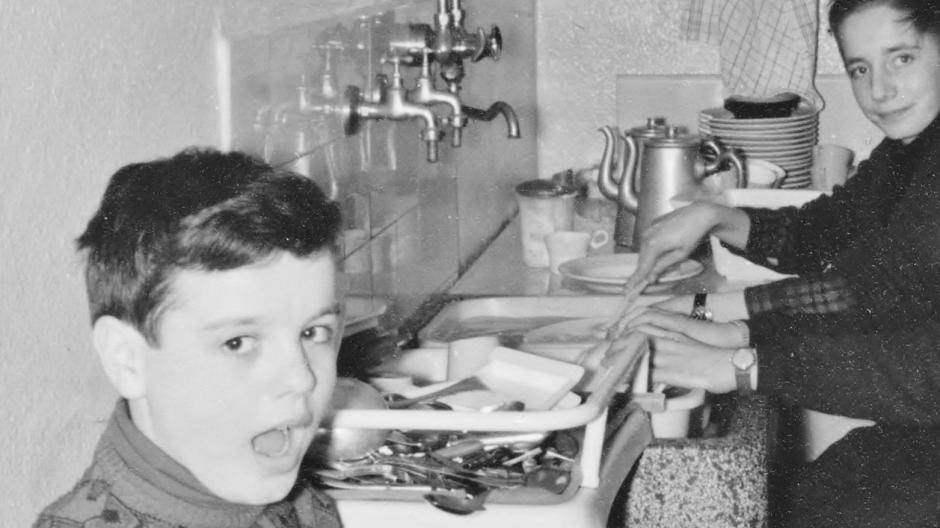 Küchendienst in Herongen in den 1960er-Jahren