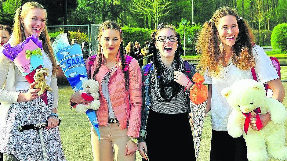  „Erster Schultag“ war gestern das Motto an der Gesamtschule Brüggen. 
