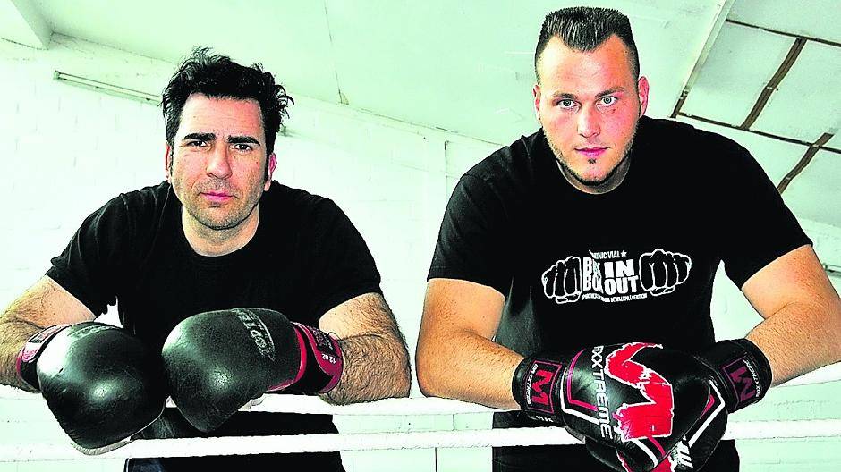 Am kommenden Freitag gibt es kein Zurück mehr: Dominic Vial (rechts) geht in seinen ersten Profikampf. Stadt Spiegel-Redakteur hat die Form getestet und war beeindruckt. 