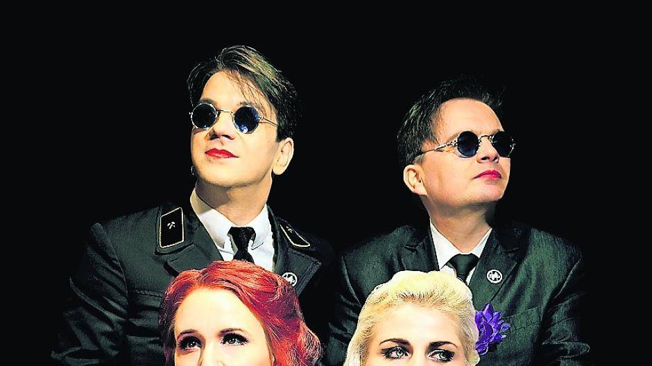  Die Band „Welle: Erdball“ musiziert unter anderem mit einem Commodore C 64. 