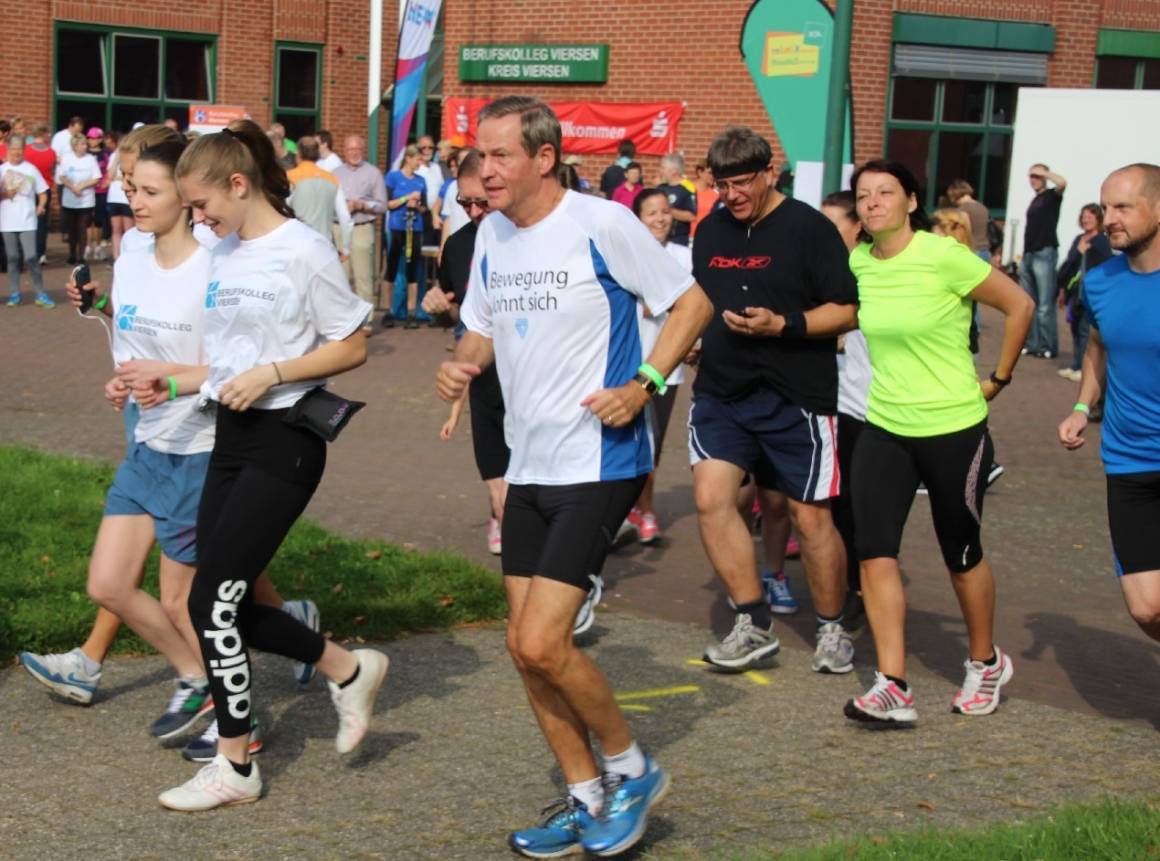 Fit mit dem Landrat: 140 Athleten machten mit