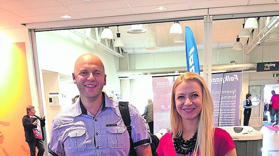 Hitzige Begrüßung in Schweden