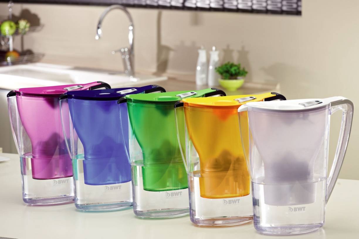  Dekorative Geschenkidee: BWT Gourmet-Tischwasserfilter gibt es in vielen verschiedenen Farben. 