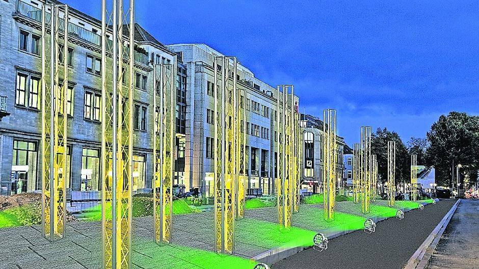 Ostwall: Lichtkunst zum Shopping-Event