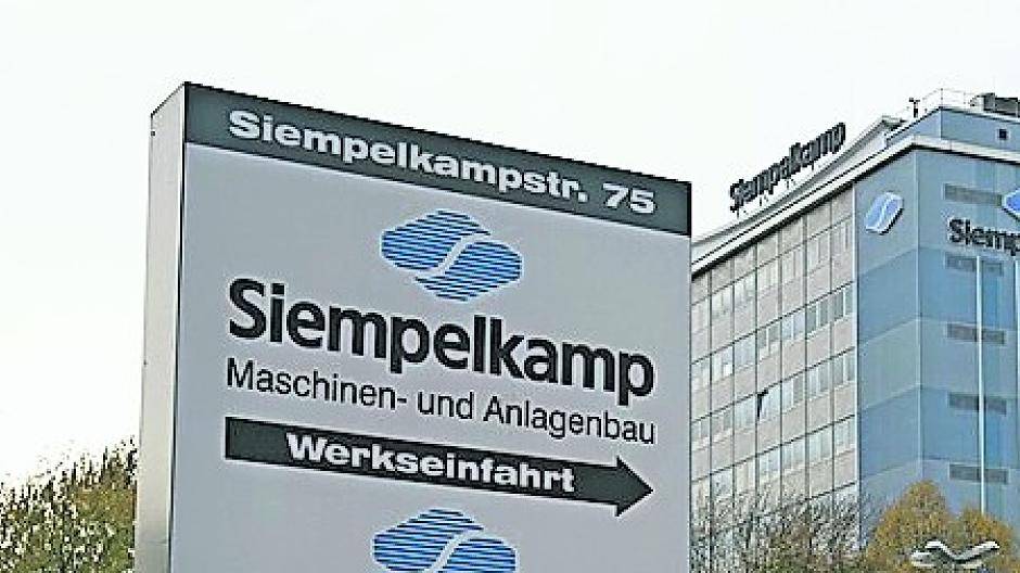  Unfall bei Siempelkamp: Das Unternehmen gibt Auskunft. Archiv 