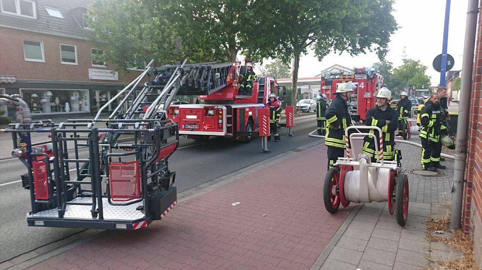 In Langst-Kierst gab es einen Schwellbrand in einer Garage.