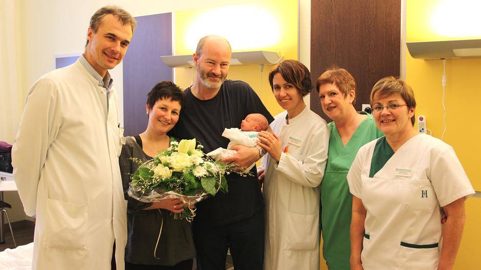 Erstes Baby im neuen Mutter-Kind-Zentrum