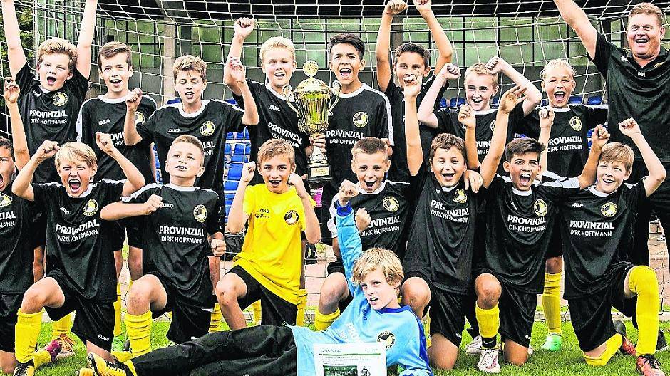 Die Odenkirchenener Jungs freuten sich über den Titelgewinn.