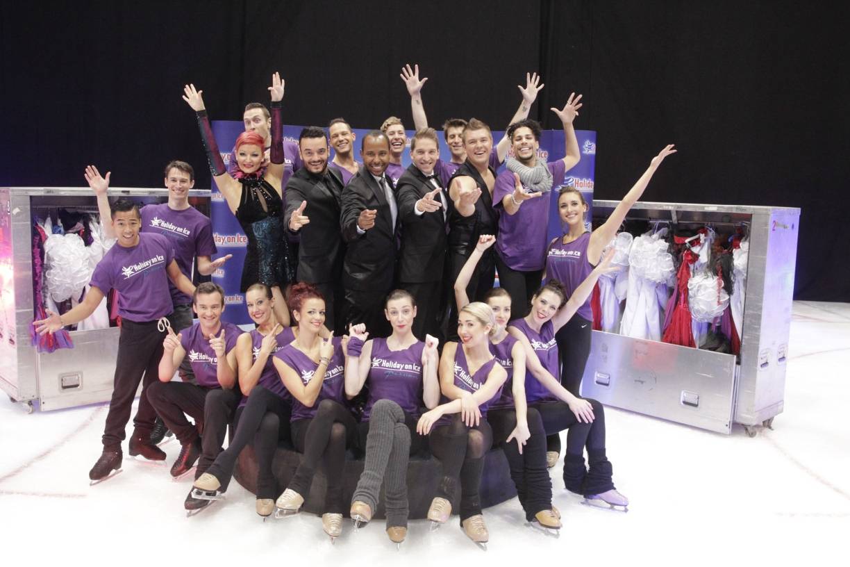 Zusammen mit den Stargästen Giovanni Zarrella, Tom Marks und Inan Lima (Mitte) präsentierten sich einige Darsteller jetzt erstmals der Kamera.