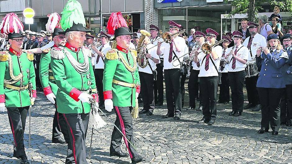  Ohne Musikunterstützung ist ein Lank-Latumer Schützenfest nicht vorstellbar — das weiß auch die Generalität. 