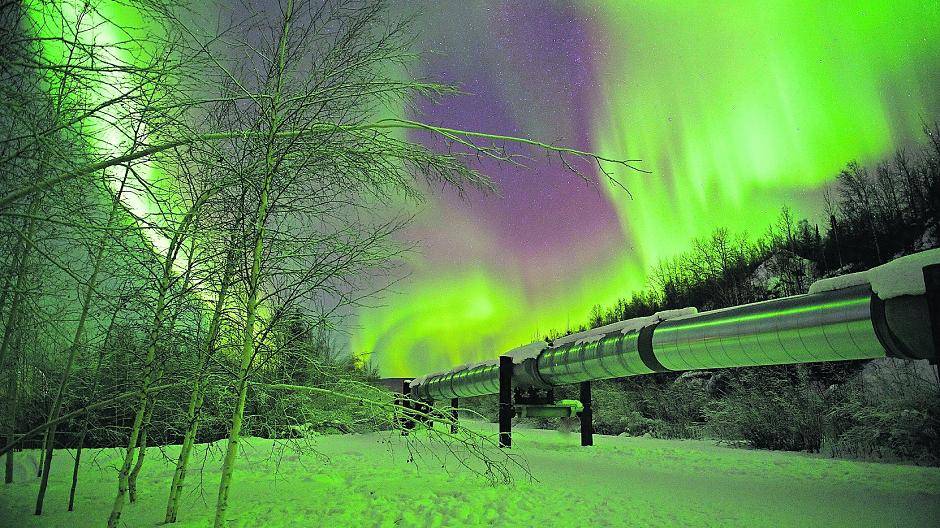 Langst-Kiersterin fotografierte Nordlichter