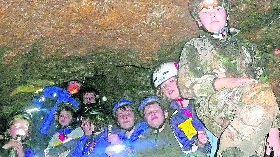 Sichtlich Spaß hatten die Jugendlichen bei ihrem Besuch im vergangenen Jahr in der Kluterthöhle.