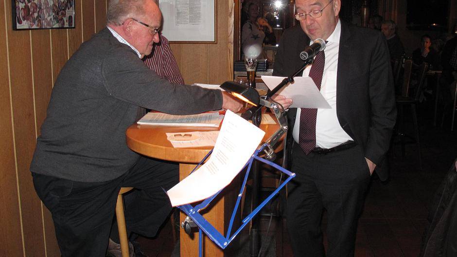 Mundart mit Finanzminister