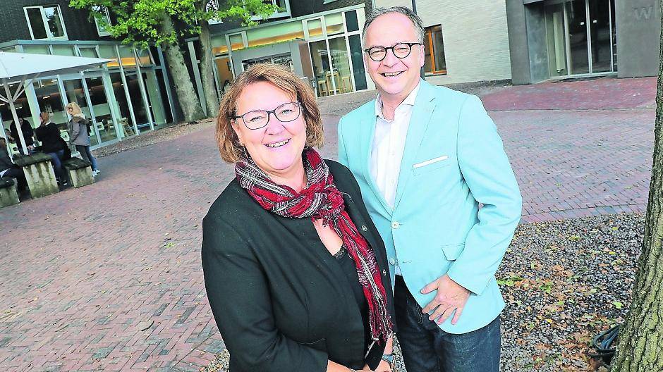 Bärbel Röpert und Klaus Bamberg freuen sich, dass es mit dem Neubau des Wilhelm-Kliewer-Hauses so gut geklappt hat.