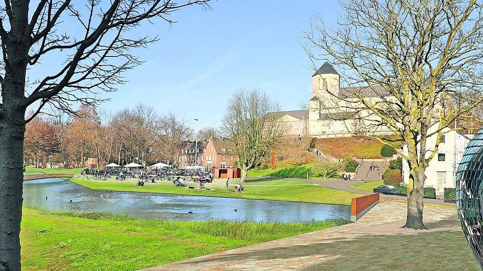  So könnte es in Zukunft am Fuße des Abteibergs am Geroweiher aussehen. 