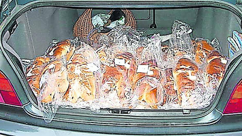 Sammeln für die Martinstüten