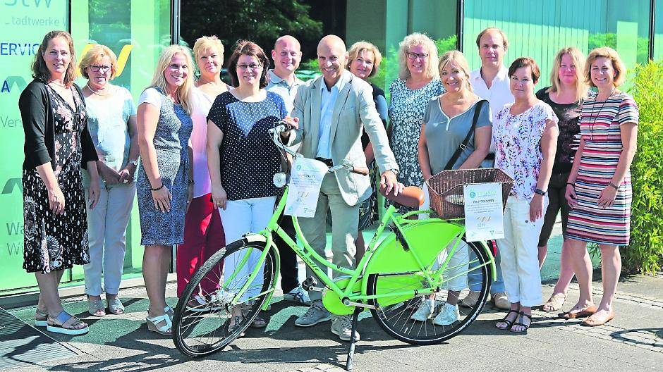 Stadtwerke radeln für gutes Klima