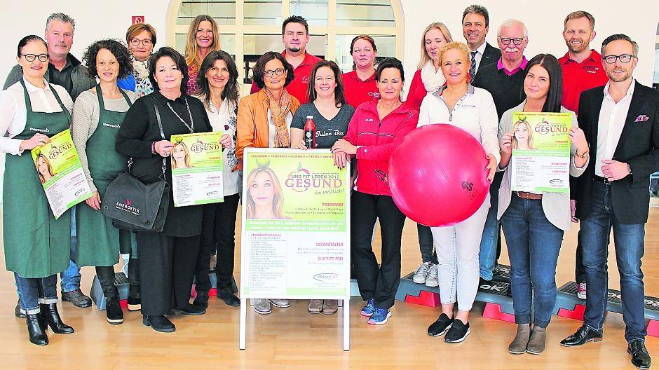  Bieten Dienstleistungen rund um das Thema Gesundheit an: die Aussteller und Teilnehmer der 8. Willicher Gesundheitswoche. 