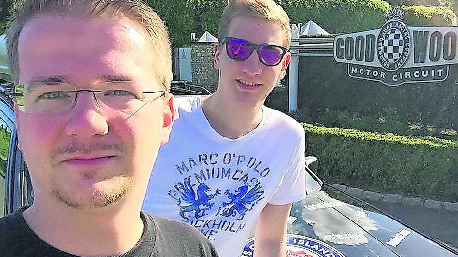 Noch bester Laune: Malte Stukenberg (l.) und Philipp Kruse.