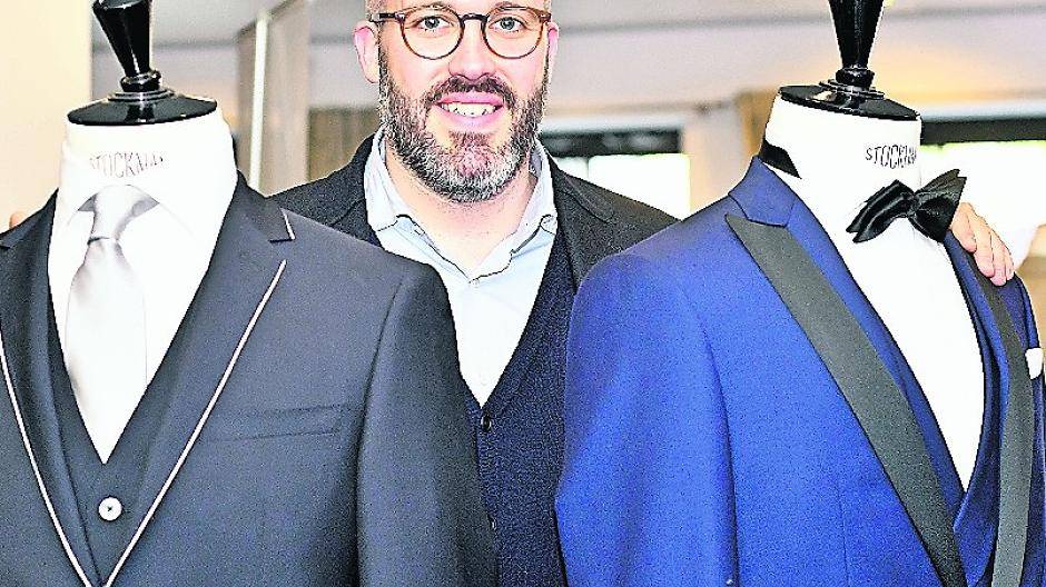  Auch der Bräutigam sollte ein gutes Bild abgeben. DU4 Fashion zeigte die passende Mode dazu. Fotos: Norbert Prümen 
