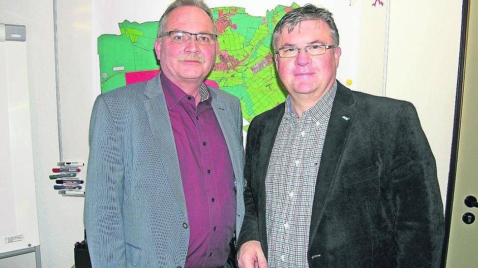 Ein Austausch im Rathaus