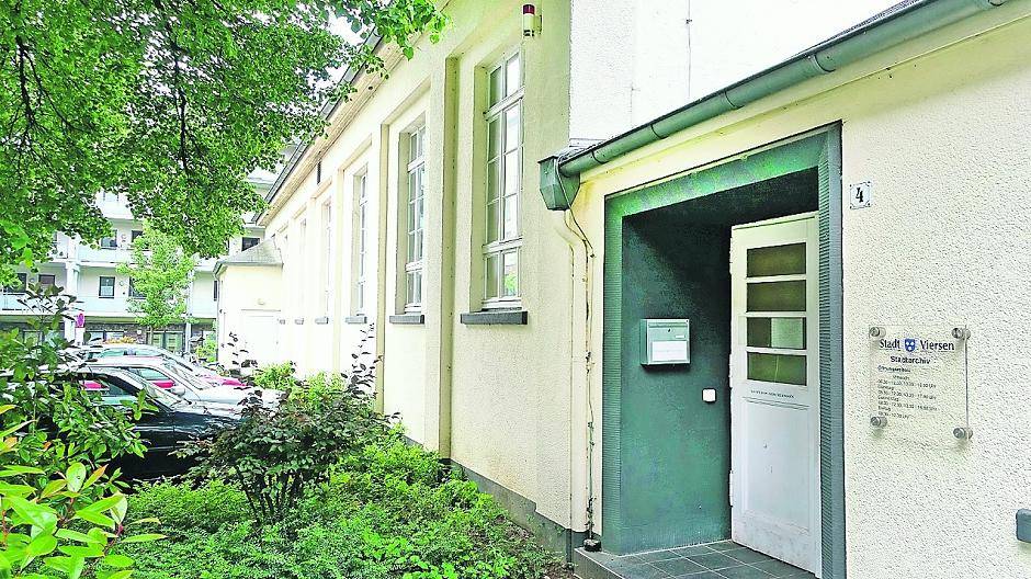 Das Viersener Stadtarchiv am alten Gymnasium ist für seine bürgerfreundliche Ausrichtung bekannt. Allerdings ist die Zukunft der Einrichtung fraglich.