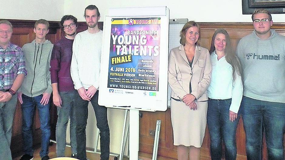  Organisatoren und Bands sind bereit, am 4. Juni kann das große Finale von „Young Talents“ steigen. 