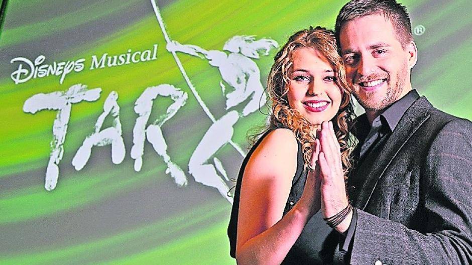 Alexander Klaws als Tarzan und Tessa Sunniva von Tol als Jane - sie werden im Herbst das Publikum im Musical Tarzan begeistern.