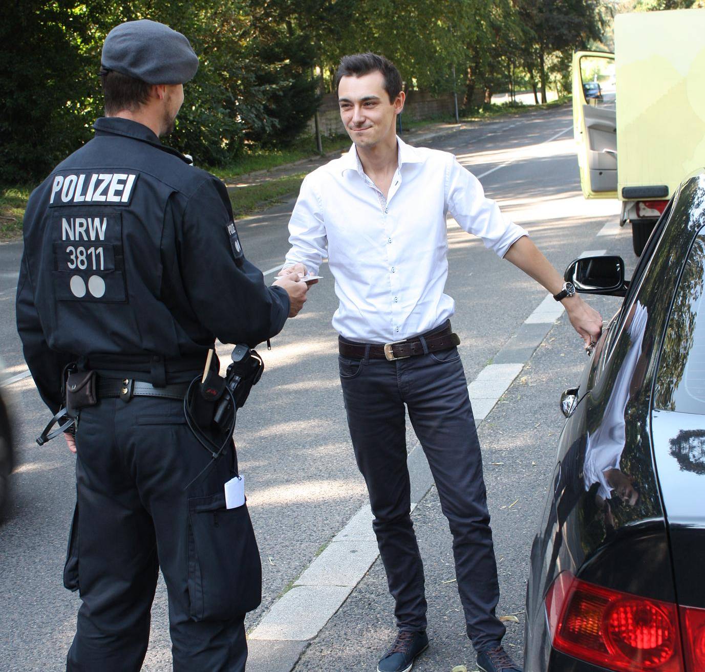 Polizei zeigt Präsenz