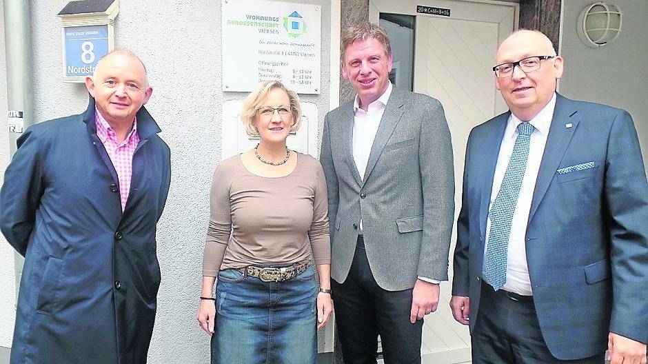 Der Vorstand der GWG ist zufrieden mit den Ergebnissen der beiden letzten Jahre (v.l.): Heinz Fels, Regina Peters, Georg Maria Balsen und Günter Neumann.