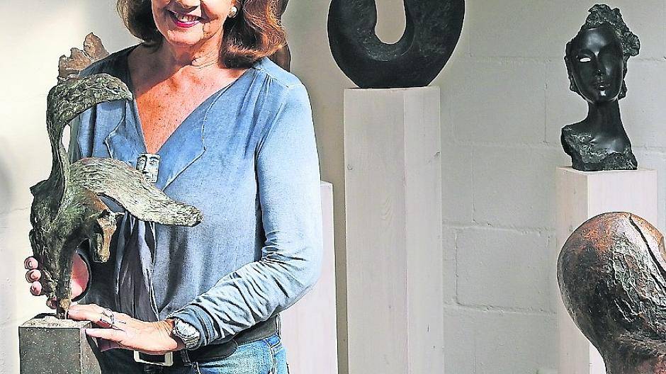  Heidrun Pielen lädt am Wochende zu einem Rundgang durch ihr Atelier und ihren Skulpturengarten ein. 