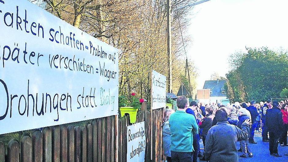  Drohungen statt Dialog — diese These stellten die Glabbacher Anwohner im vergangenen Frühjahr auf.  