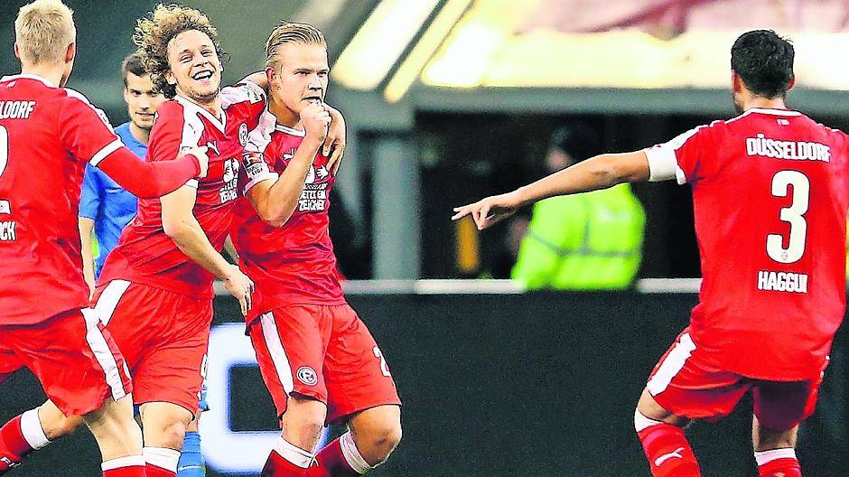  Gibt es was zum Jubeln? Fortuna Düsseldorf spielt am kommenden Sonntag gegen den TSV Meerbusch in Lank-Latum. 
