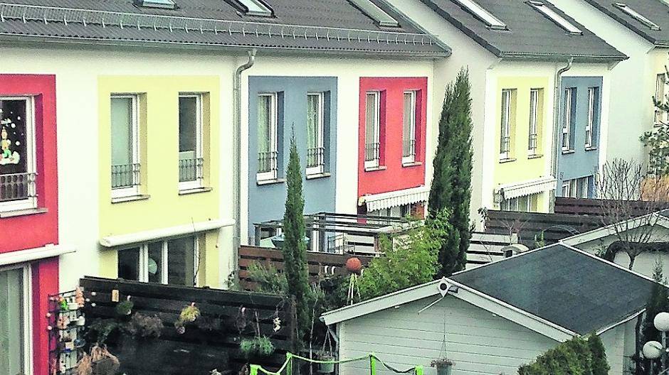 Geht es nach der Stadtspitze, werden in Lank-Latum und Osterath Reihenhäuser in dieser Art für rund 400 Flüchtlinge entstehen.